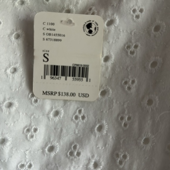 Free people Apricot Rose eyelet poof sleeve dress - Picture 5 of 6